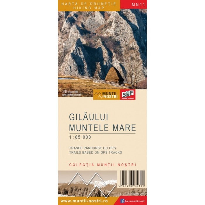 Schubert & Franzke Harta Muntii Nostri Harta Muntilor - Gilaului - Muntele Mare MN11
