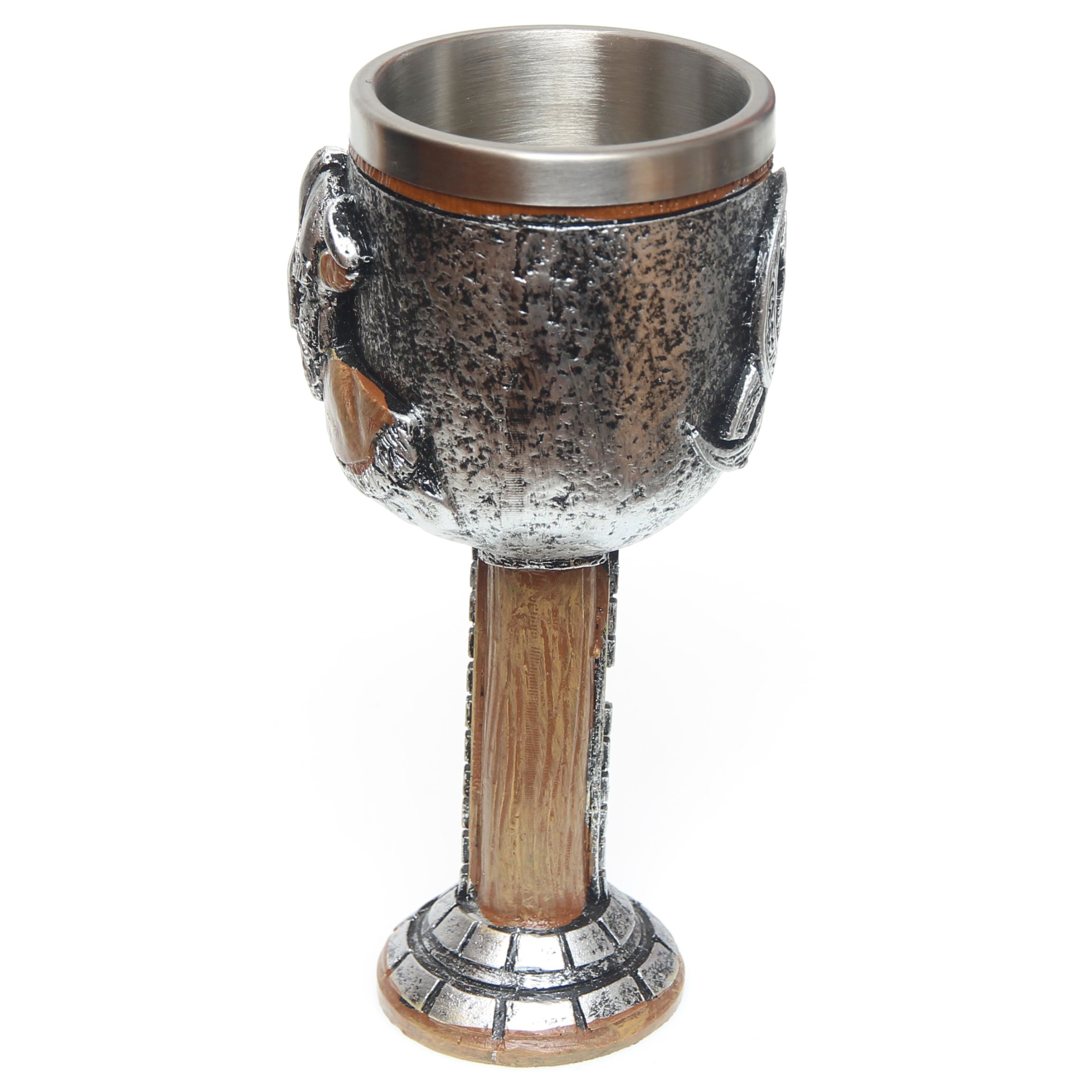 Pocal Medieval Valhalla goblet 18cm 200ml decorat 360grade Tole10 Imperial 39363