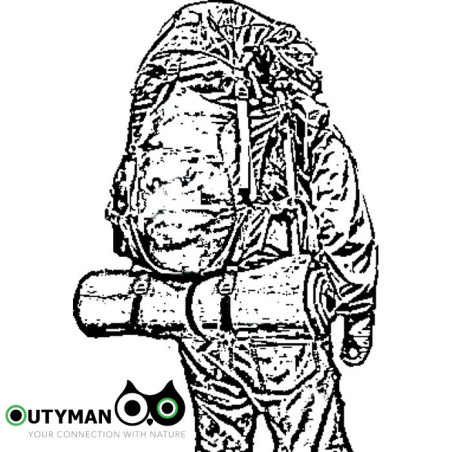 OutyMan Curea / Chinga Compresie ATOM Extra (6in1) L 146 cm