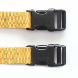 OutyMan Curea / Chinga Compresie ATOM L 146 cm cu Trident si Clema de Fixare Duraflex 20mm Maro-Mustar OA0111 2