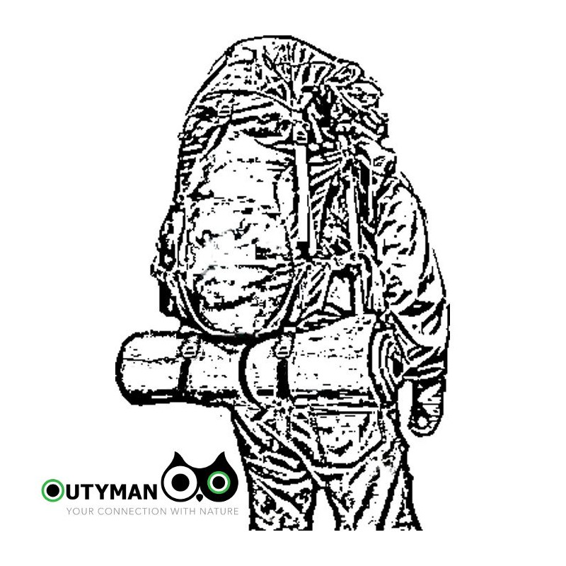 OutyMan Curea / Chinga Compresie ATOM L 146 cm cu Trident si