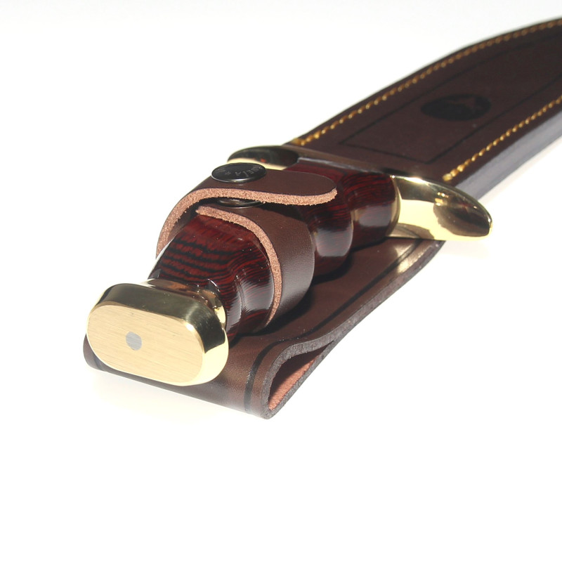 Cutit Vanator, Teaca Piele, Lama Inox 19cm, Muela BW-19