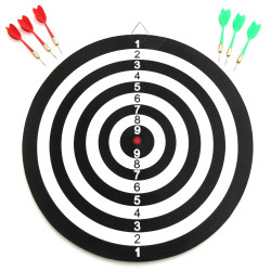 Darts 40cm cu 2 fete si 6 sageti Albainox 37317 2