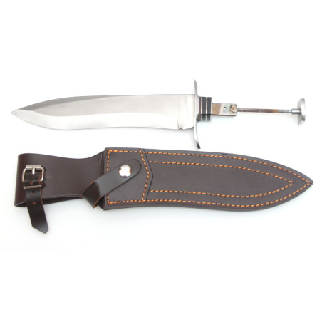 Set Teaca + Lama Cutit 7Cr17Mov Inox 23.8cm Steel 440 Albain