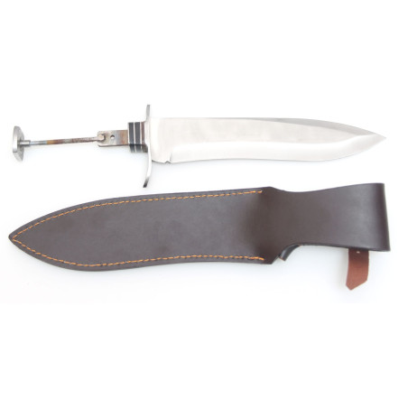 Set Teaca + Lama Cutit 7Cr17Mov Inox 23.8cm Steel 440 Albain