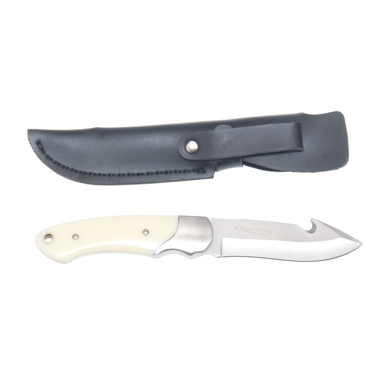 Cutit Vanator pentru jupuit si eviscerat, Lama inox 9.5cm, A