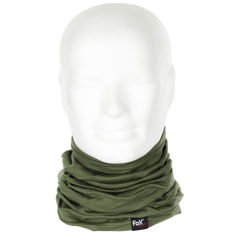 Esarfa Lana "Merino Lite" de tip tub, se poate purta ca si cagula sau fular, 2in1, Adult, OD Fox Outdoor 10179B