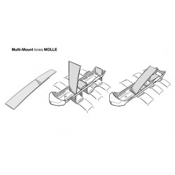 Kit Sistem prindere Universal / Molle, Mora MULTIMOUNT pt cutitul Garberg 13000 2
