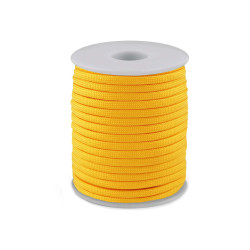 Snur Cordelina Paracord (7x3 fire) 25mx4mm Rezistenta Galben Mustar Deschis 3197 2