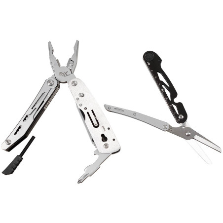 Set Briceag Multifunctional, amnar, foarfeca, si set de biti, Fox Outdoor 27182