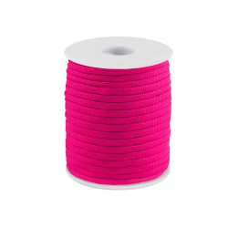 Snur Cordelina Paracord (7x3 fire) 25mx4mm Rezistenta Roz Neon 5803 2
