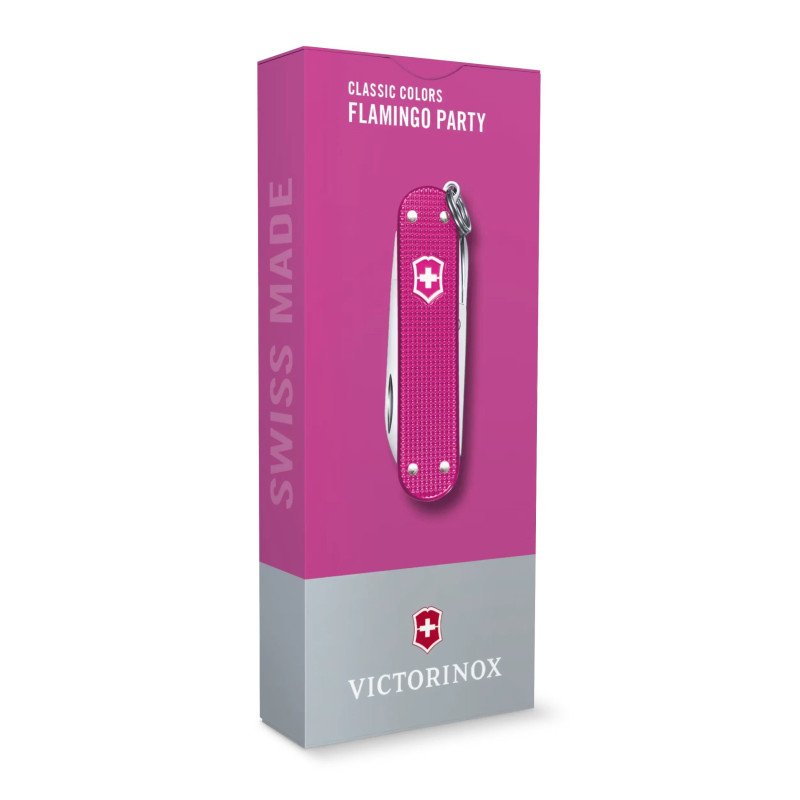 Briceag Victorinox Classic Alox Flamingo Party 0.6221.251G