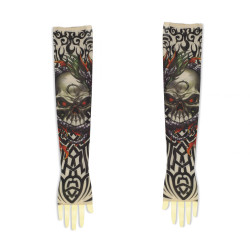 Set maneci tatuaj fals, protectie maini, Barbaric 30589 2