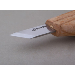 Cutit Sculptura Lama Carbon 3.5cm, oblic (skew knife) Beavercraft Ucraina C12 2
