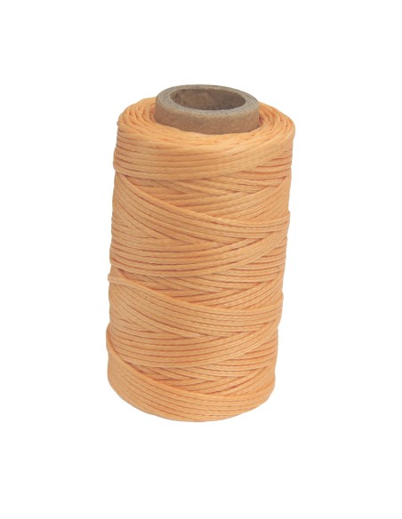 Ata de cusut piele, cerata, poliester, 50m, 1 mm, Portocaliu, NO4 Outyman OA0266