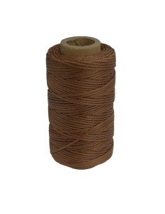 Ata de cusut piele, cerata, poliester, 50m, 1 mm, Maro Inchis, NO32 Outyman OA0269