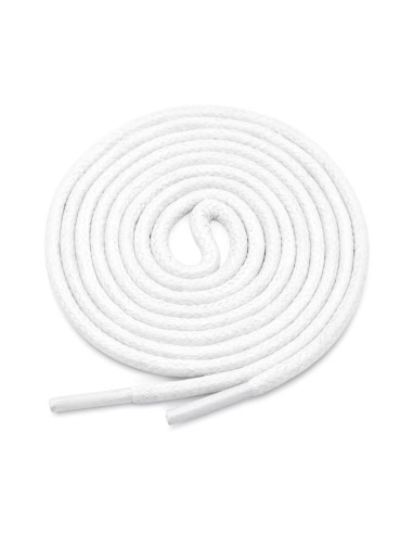 Sireturi Outyman Rotunde Cerate pentru incaltaminte eleganta sau sport, Inguste, 3mm, 70cm, Alb, OA0294
