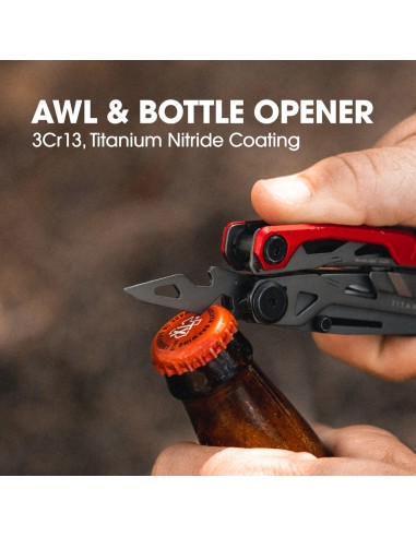 Patent Multifunctional Ti Pocket Multi Tool True Utility TRU-MTL-0004-G