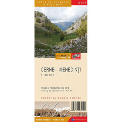 Schubert & Franzke Harta Muntii Nostri Harta Muntilor - Cernei-Mehedinti MN14