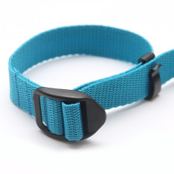 OutyMan Chinga Compresie ATOM L 143 cm cu Catarama si Clema de Fixare Duraflex 20mm Blue Turcoaz OA0133