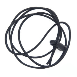 Outyman Cordelina Elastica Neagra de 120cm cu opritor Duraflex OA0070