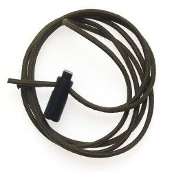 Outyman Cordelina Elastica Verde Militar de 120cm cu opritor Duraflex OA0073