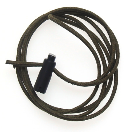 Outyman Cordelina Elastica Verde Militar de 120cm cu opritor Duraflex OA0073