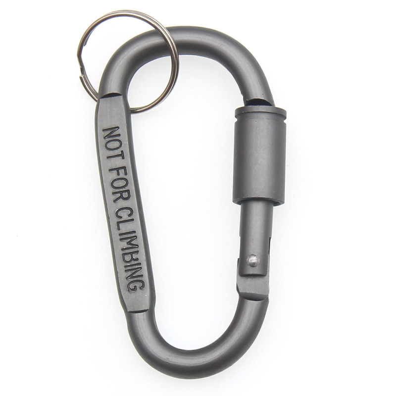 Albainox Mini Carabina cu inel si blocare 7mm Gri 8.2x4.4cm 09859