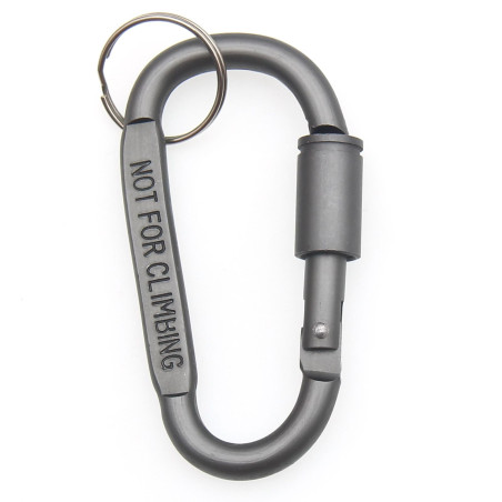 Albainox Mini Carabina cu inel si blocare 7mm Gri 8.2x4.4cm 09859