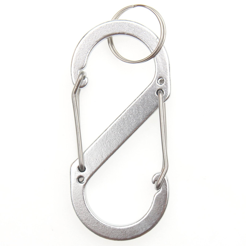 Albainox Carabina Dubla cu inel 6mm Argintiu 8.8x4cm 09868