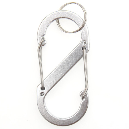 Albainox Carabina Dubla cu inel 6mm Argintiu 8.8x4cm 09868