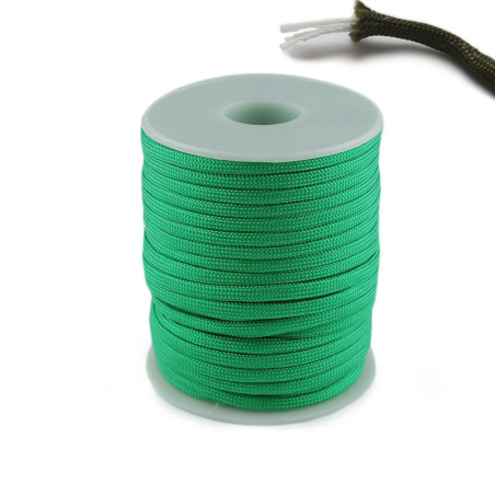 Snur Cordelina Paracord (7x3 fire) 25mx4mm Rezistenta Verde Irlandez 3744
