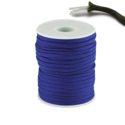 Snur Cordelina Paracord (7x3 fire) 25mx4mm Rezistenta Albastru Cobalt 6656