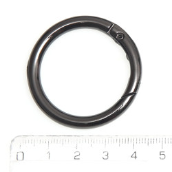 Inel tip carabina cu arc Nichel Negru, ?32 mm 790502 3429