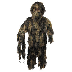 Costum Camuflaj Woodland Ghillie MFH 4 parti Marime: XL/XXL 07703T-XL