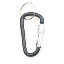 Albainox Mini Carabina cu inel si blocare 5mm Negru 6.2x3.5cm 09839