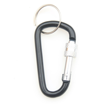 Albainox Mini Carabina cu inel si blocare 5mm Negru 6.2x3.5cm 09839