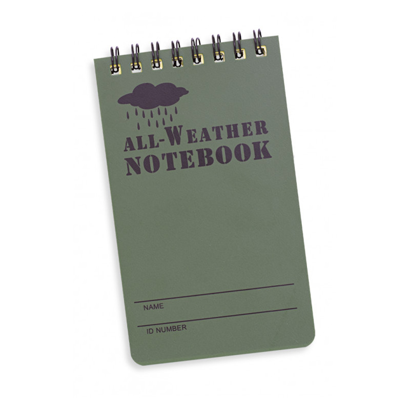 NoteBook Caiet Notite Rezistent la Apa All Weather 12.1x7.6cm Albainox 39191