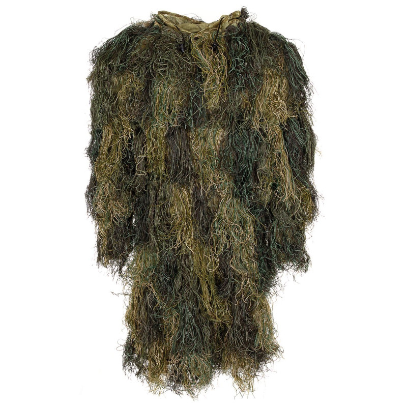 Costum Camuflaj cu gluga Parka Ghillie Woodland MFH Marime: XL/XXL 07733T-XL