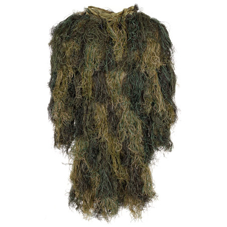 Costum Camuflaj cu gluga Parka Ghillie Woodland MFH Marime: XL/XXL 07733T-XL