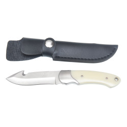 Cutit Vanator pentru jupuit si eviscerat, Lama inox 9.5cm, Albainox 32200