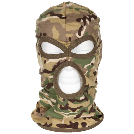 Cagula Subtire si Elastica, Bumbac, Adult Balaclava "3 gauri" operation-camo MFH 10901X
