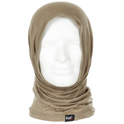 Esarfa Lana "Merino Lite" de tip tub, se poate purta ca si cagula sau fular, 2in1, Adult, Coyote Tan Fox Outdoor 10179R