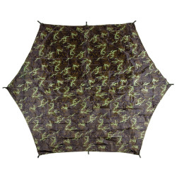 Prelata Fas, Plane, "Hexagon-Tarp", 340 x 310 cm, M 95 CZ camo MFH 32418J
