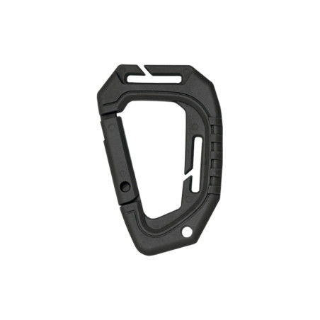 Carabina Plastic Black, pentru sistem Molle, 5.7x9cm Barbaric 09990-NE