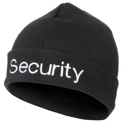Caciula pentru agenti de paza, dubla, Neagra, Security, MFH 10930A
