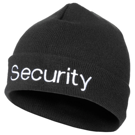 Caciula pentru agenti de paza, dubla, Neagra, Security, MFH 10930A
