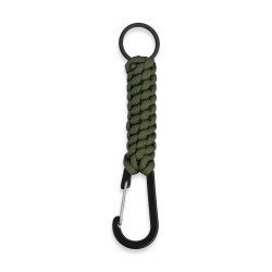 Barbaric Carabina cu snur impletit si inel 15cm Verde 33947-VE
