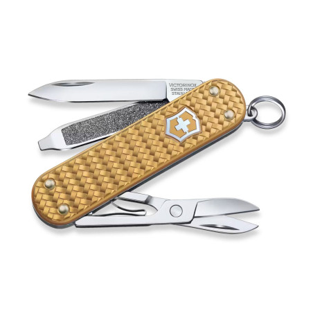 Briceag Victorinox Classic SD Precious Alox Brass Gold 0.6221.408G