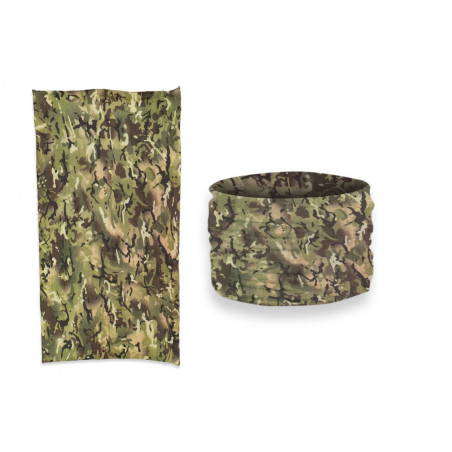 Cagula de tip tub, protectie gat, gura, nas, fular, Camuflaj, Adult, Barbaric 30588